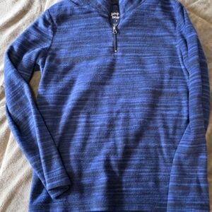 Jumping Beans Navy Striped Half-Zip Hoodie